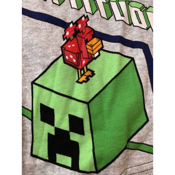 Minecraft 2 Pairs of Pajama Set 4-Piece Boys Size 4 Snug-Fit Cotton Kids NWT - Picture 2 of 8